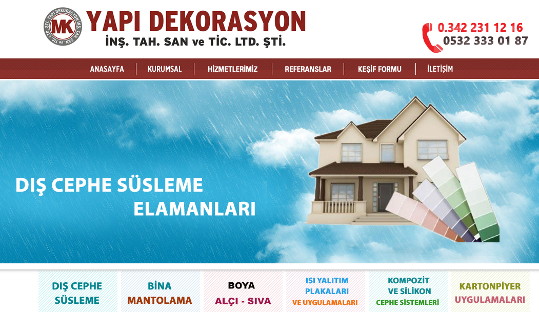 MK Yapı Dekorasyon / GAZİANTEP